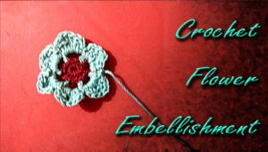 Crocheted Flower Embellishment